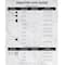 Black/White Dobby Stripe Table Runner 18" x 108"